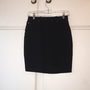 Black pencil skirt